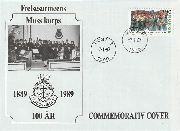 NK 1036 - Frelsesarmeens Moss Korps 100 r 